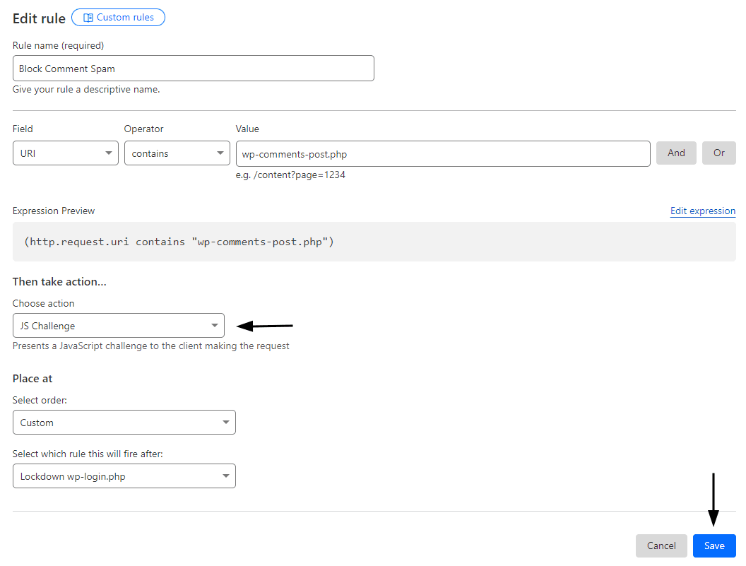 Stop WordPress Comment Spam