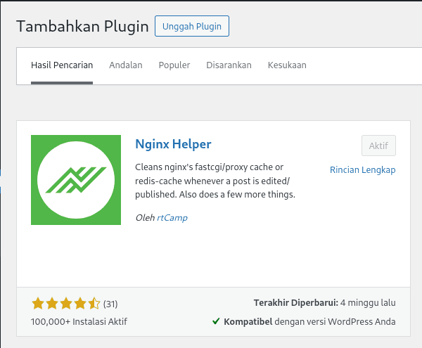 Nginx Helper